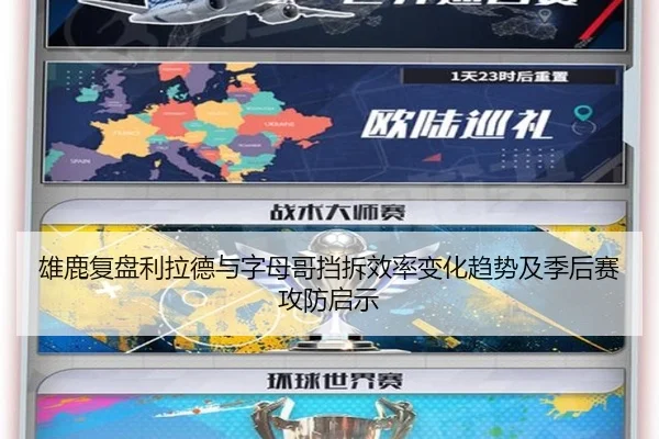 雄鹿复盘利拉德与字母哥挡拆效率变化趋势及季后赛攻防启示